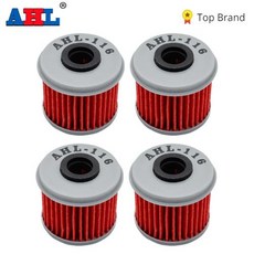 AHL 혼다 엔진 오일 필터 4 개 CRF250R CRF250X CRF450R CRF450X CRF150R TRX450R TRX450ER CRF 150 250 450 R X CRF, 4개