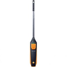 Testo 405i Anemometer 휴대용 – 공기 속도 실내 흐름 및 온도에 대한 풍속계 Bluetooth 앱 작동이 가능한 무선 온도계, 1개