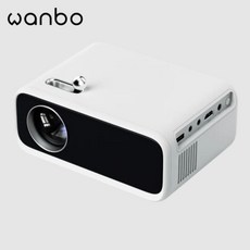미니빔 프로젝터 Wanbo Mini Pro 완보 미니 프로 안드로이드 OS 무선미러링 블루투스 정식 수입 제품 출발