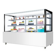 쇼케이스 유리진열장 케이크 진열장 상업용 디저트 빵 베이커리 카페 냉장 공냉식 과일
