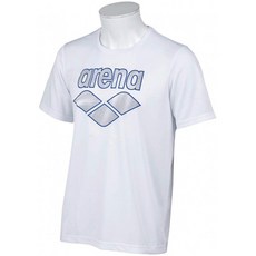 arena (아레나) T 셔츠 빗쿠로고 아레나 마크 AMUOJA54 (WHT) 화이트 XO
