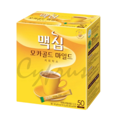 맥심 모카골드 마일드 커피 믹스, 12g, 1개입, 50개