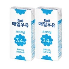 매일유업 매일우유 멸균우유 오리지널, 200ml, 20개