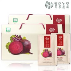 청춘농장 유기농 레드비트즙 2박스 총 60포, 80ml, 2개
