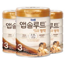 앱솔루트 명작 분유 3단계 800g 3개, 1개