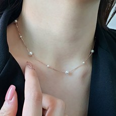 캐주얼진주목걸이