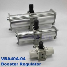 SMC VBA40A-04 공압 부스터 레귤레이터 Rc1/2 산업용 에어 탱크 부품 용 VBA 콤비네이션 압력 부스터 및 레