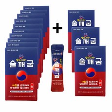 숙취해소제 숙취저격 술깨굼 간편 스틱형 숙취환 3g 6포, 10박스+3박스