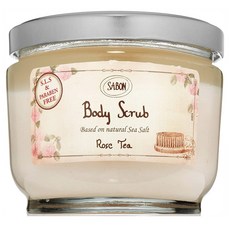 Sabon Body Scrub Rose Tea 사봉 바디스크럽 로즈티 21.1oz(600g), 1개