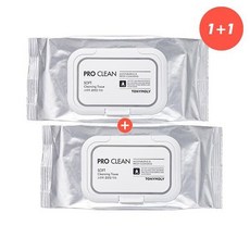 (1+1)프로클린 소프트 클렌징티슈 50매, 상세설명 참조, 없음