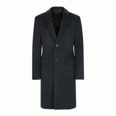 파렌하이트 카키 울 혼방 체스터 코트 DH7011