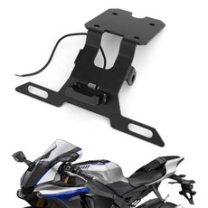 393306 / Areyourshop for yamaha yzf r15 v3 YZF-R15 2017-2019 2018 후면 라이센스 플레이트 브래킷 홀더 cnc 오토바이 알루미늄
