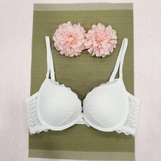 [엔터식스]원더브라 풀커버리지 화이트 레이스브라WBWBR1J34T-IV