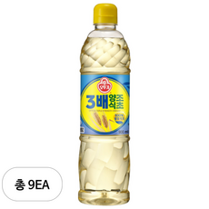 오뚜기 3배 양조식초, 9개, 900ml