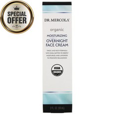 닥터머콜라 오가닉 모이스처라이징 오버나이트 페이스 크림 59ml, 수량: 1　　　　　(상품코드941p)