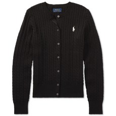 해외상품 Polo Ralph Lauren Big Girls Cable-Knit Cotton Cardigan 빅키즈 폴로 여아 케이블 니트 스웨터 가디건 1972900