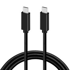 [무료배송][루키] 3.1 USB Gen2 100W 고속 충전 데이터 영상 멀티 케이블 블랙, ctoc100w-3M(블랙)