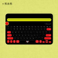 SKINAT 나기 K480 보호필름 LOGITECH 먼지 방지 시트지, 1, 구마모토 구마