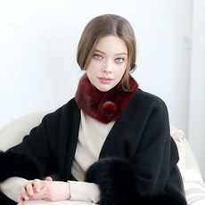 노블밍크실버숄