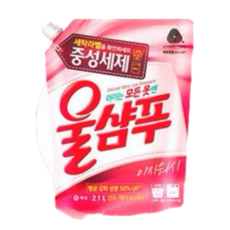 울샴푸 오리지널 울세제 리필, 2.1L, 1개