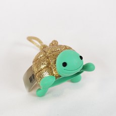 Bath Body Works Pocketbac Holder Hand Sanitizer Turtle Green Gold Glitter 바디미스트 데오