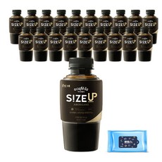 빙그레 아카페라 사이즈업 아메리카노 350ml + 블루존 물티슈, 20개입