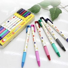 동아 홍당무 미피 그립 볼 포인트 펜 0.38mm 유성볼펜 5개 가격, 0.38mm 블루