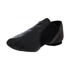 Capezio 카페지오 여성 E 시리즈 재즈 슬립온 슈즈, Black, 13.5 Wide