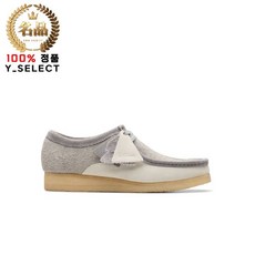 [국내 매장판] 클락스 오리지널스 부츠 WALLABEE GREY 오프화이트 M 26176525 819548 - 클락스고어텍스