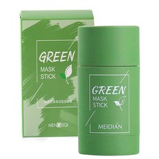 FUGJAOJO Green Tea/Eggplant Purifying Clay Stick Mask Face Moisturize, 상세내용참조