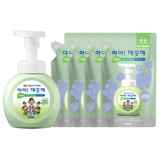 아이깨끗해 청포도향 본품 (250ml) 1개 +리필 (200ml) 4개