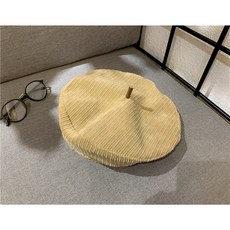빈티지 벨벳 베레모 자녀 가을 겨울 캐주얼 문예 화가모 남녀 모자 모자의 모키 모키 엠(56-58cm)
