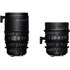 Sigma 18-35mm T2 50-100mm Cine High-Speed Zoom Lenses for Canon EF with Case PROD110022593, 상세 설명 참조0