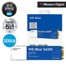 WD Blue SA510 SATA SSD M.2 2280, MYYSM1, 500GB