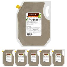 베스트코 흑임자드레싱 2kg, 5개