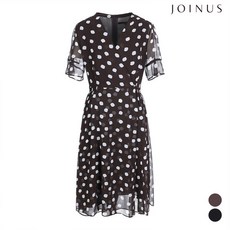 [조이너스] 브이넥도트패턴반팔원피스_JABU5WOP260