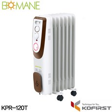 보마네 전기 라디에이터 KPR-120T 타이머형 7핀 1.2kw 동파방지 방열기 라지에이터