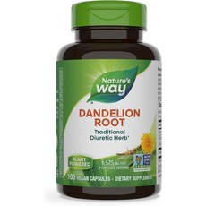 Dandelion Root 1 575 mg per serving Non-GMO Nature's Way Gluten Free Vegetarian 787791, 1개