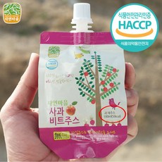 자연마을 100% NFC 사과비트주스 사과비트즙, 30팩, 100ml