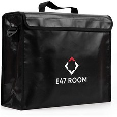 종이통장 현금보유 이중층 실리콘 코팅 섬유유리용 E47Room 방화문서 가방 15 x 12 x 5 사이즈 방수포 보관함