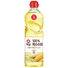 백설 옥수수유, 900ml, 15개