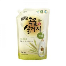XMB617723[애경산업] 트리오 곡물 우리밀 리필 주방세제 1.2L, 단일색상