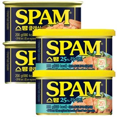 스팸 200g (클래식+25%라이트), 2세트