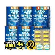 순수식품 rTG 알티지 오메가3 12개월분 (360캡슐) 비타민D 비타민E 비타민A, 상세페이지 참조, 상세페이지 참조, 상세페이지 참조, 상세페이지 참조
