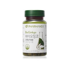 뉴스킨 바이오징코 은행잎 추출물 기억력 개선 및 혈행 개선 1병 60정, 1개