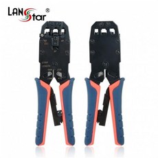 LANstar 4P/6P/8P용 기어형 랜툴/LS-468R/8P8C(RJ-45)/6P6C(RJ-12)/6P4C(RJ-11)/4P4C/4P2C 랜선 전화선 작업가능/스트리퍼/커터/릴 - rj45torj11