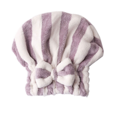 줄무늬면모자샤워캡