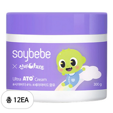 소이베베 유아용 울트라 아토 크림, 300g, 12개