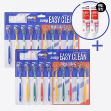 2080 이지클린 초미세모 칫솔 10입 2개 (총 20개)+닥터크리닉 치약 120g 2개, 이지클린 칫솔 20개+닥터크리닉 치약 2개, 1개