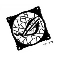 AORU MSI ROG 12cm 아크릴 팬 커버 PC 컴퓨터 섀시, [03] ROG, [01] 1 PCS